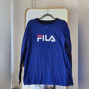 FILA Blue Long Sleeve Shirt